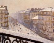 古斯塔夫卡里伯特 - Boulevard Haussmann Snow